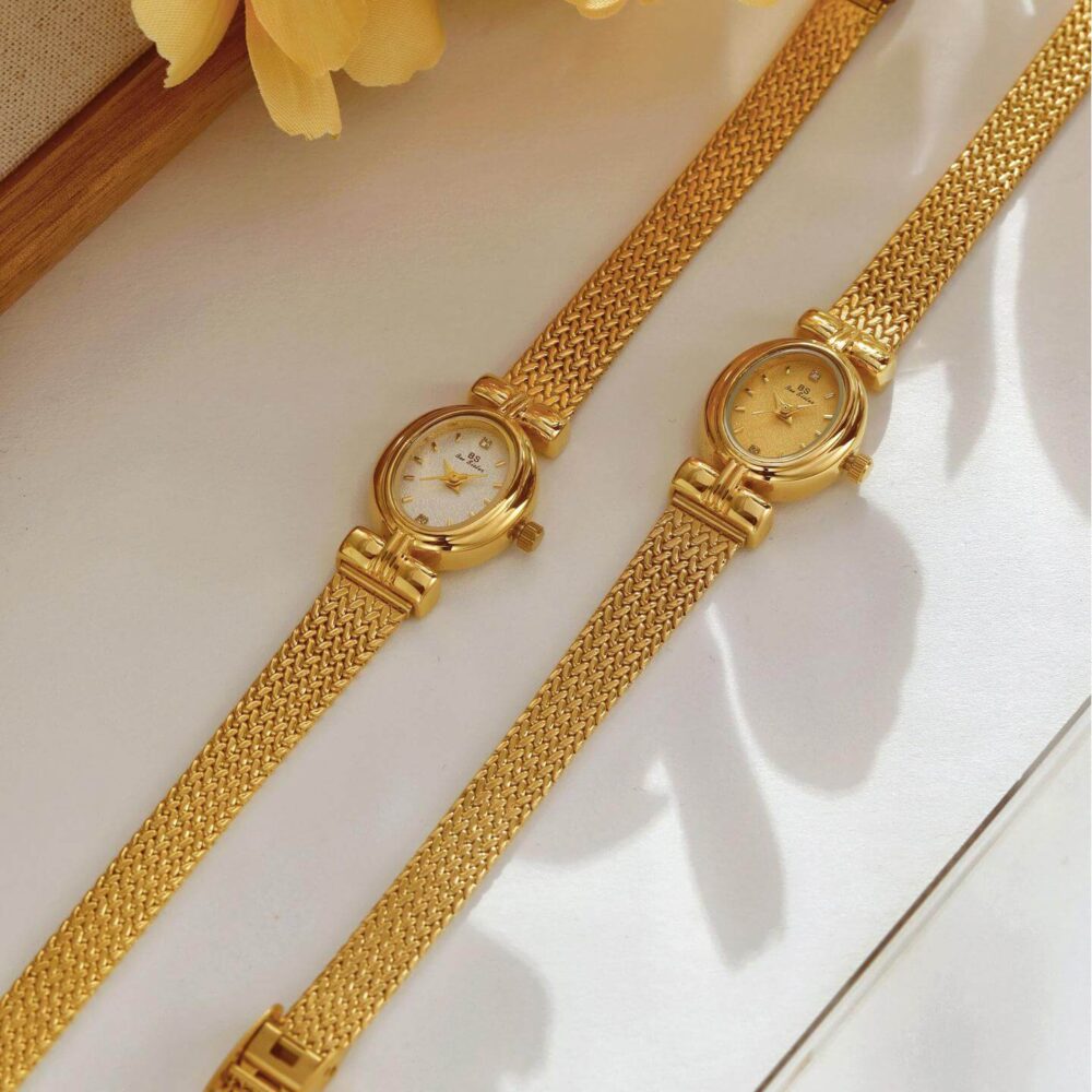 Gold vintage women's watch