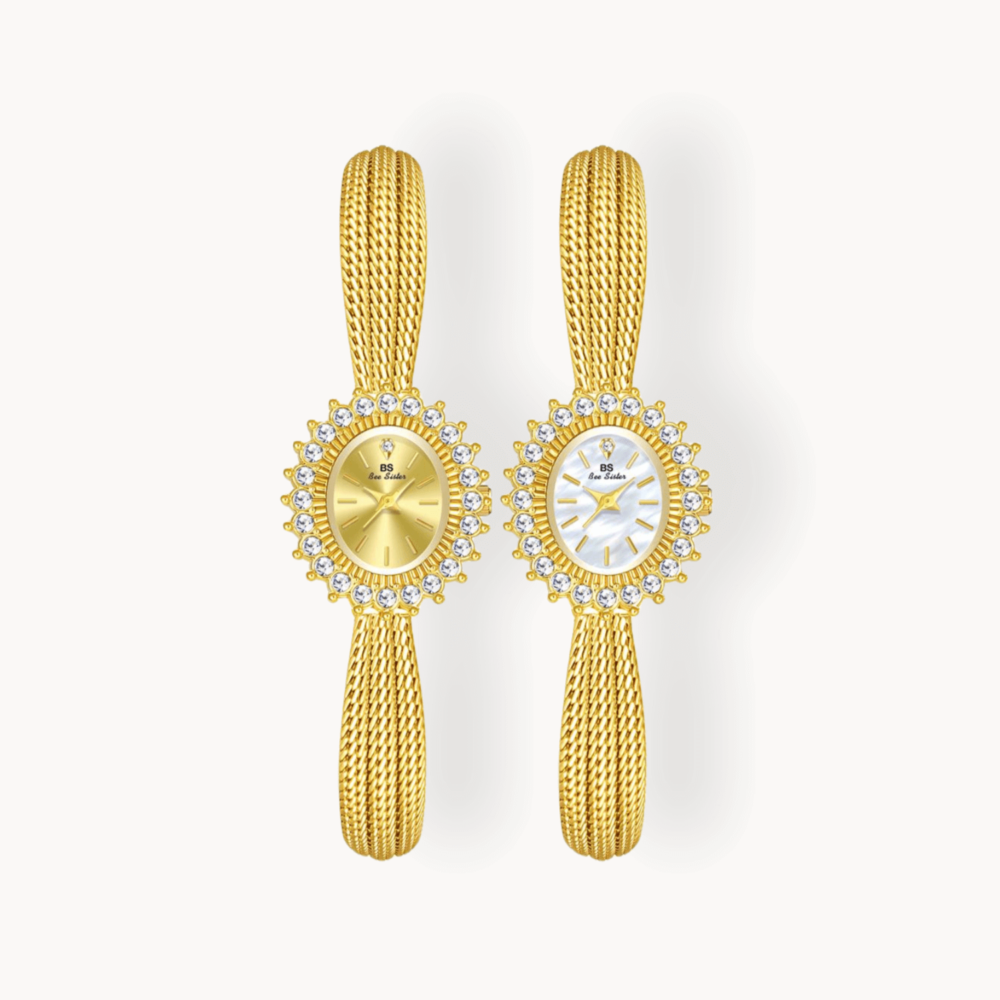 Gold vintage women's watch