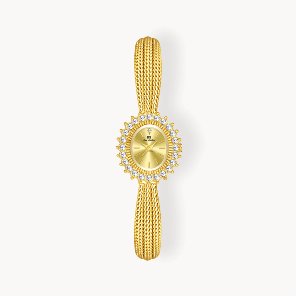 Gold vintage women's watch