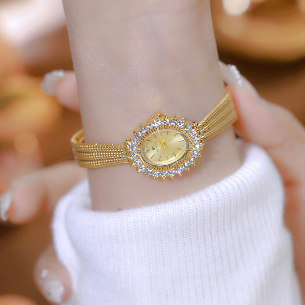 Gold vintage women's watch