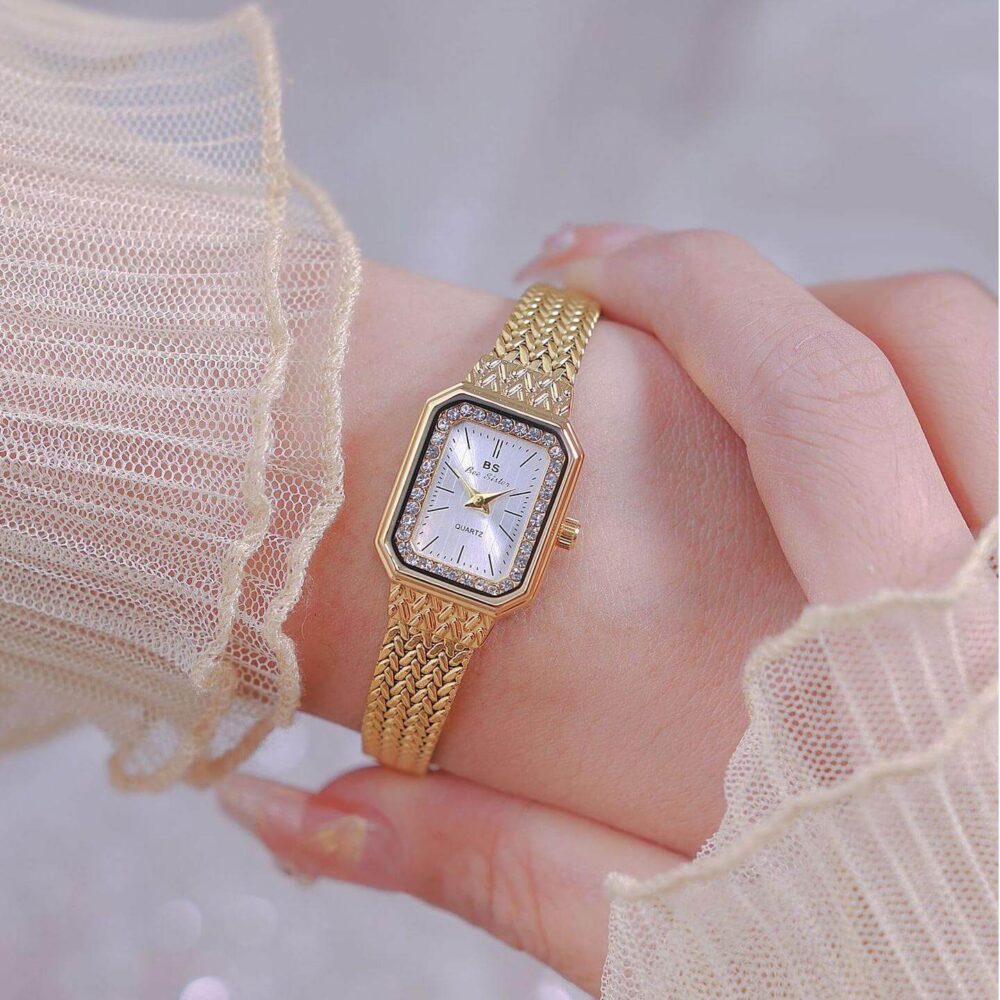 gold vintage watch