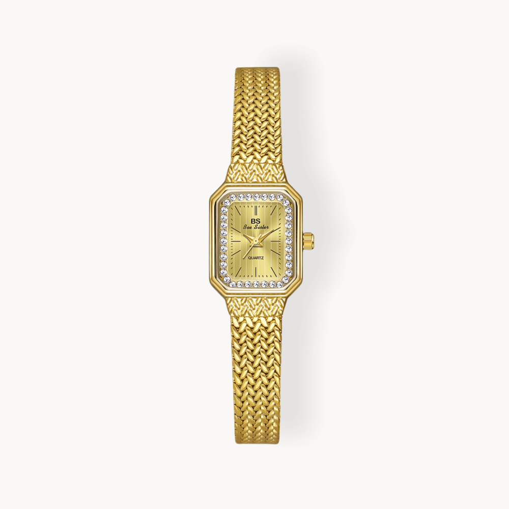 gold vintage watch